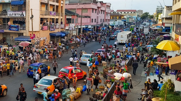 Accra city centre Ghana -primenewsghana