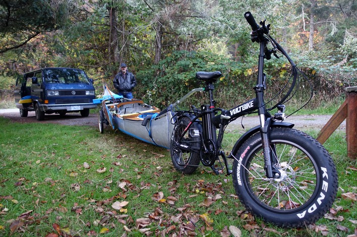 Voltbike, canoe, van, King