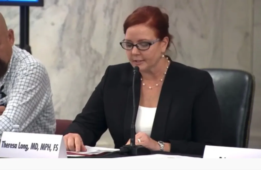 Lt. Col. Theresa Long delivers powerful testimony to Senate hearing -forloveofgodandcountry.com