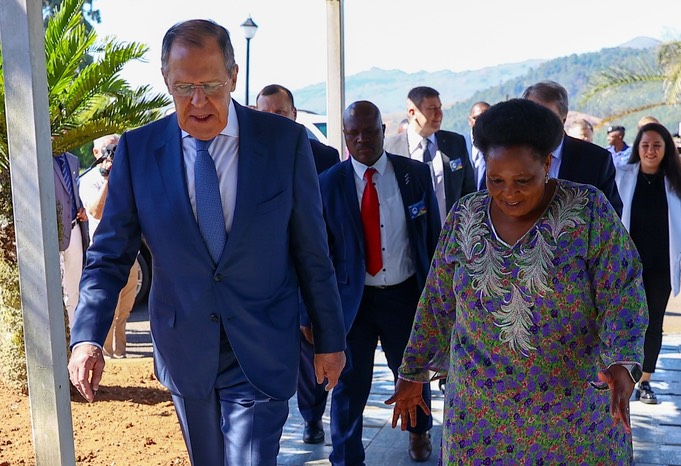 Russian Foreign Minister Sergey Lavrov and Eswatini's Foreign Minister Thuli Dladla meet in Eswatini -Russian Foreign Ministry